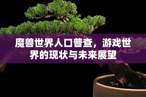 魔兽世界人口普查,游戏世界的现状与未来展望 魔兽世界人口普查,游戏世界的现状与未来展望