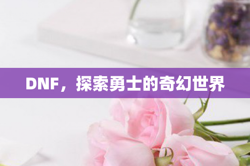 DNF,探索勇士的奇幻世界 DNF,探索勇士的奇幻世界