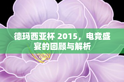 德玛西亚杯 2015，电竞盛宴的回顾与解析
