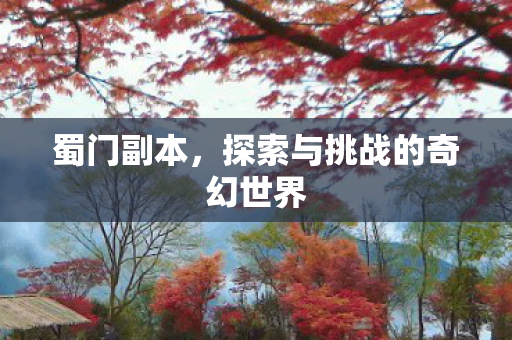 蜀门副本，探索与挑战的奇幻世界