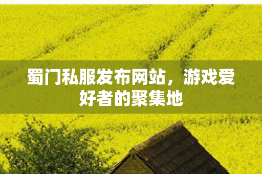 蜀门私服发布网站,游戏爱好者的聚集地 蜀门私服发布网站,游戏爱好者的聚集地