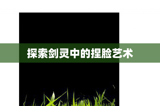 探索剑灵中的捏脸艺术 探索剑灵中的捏脸艺术