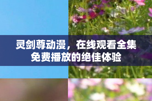 灵剑尊动漫,在线观看全集免费播放的绝佳体验 灵剑尊动漫,在线观看全集免费播放的绝佳体验