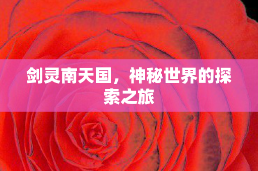 剑灵南天国,神秘世界的探索之旅 剑灵南天国,神秘世界的探索之旅