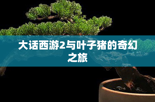 大话西游2与叶子猪的奇幻之旅 大话西游2与叶子猪的奇幻之旅