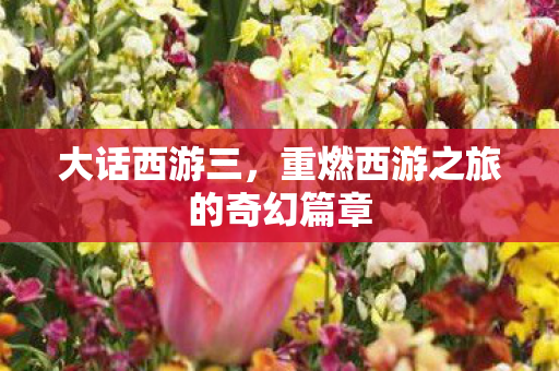 大话西游三,重燃西游之旅的奇幻篇章 大话西游三,重燃西游之旅的奇幻篇章