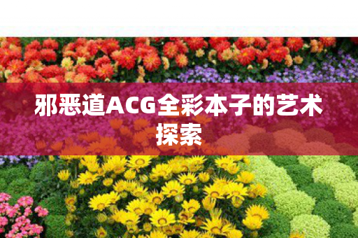 邪恶道ACG全彩本子的艺术探索 邪恶道ACG全彩本子的艺术探索