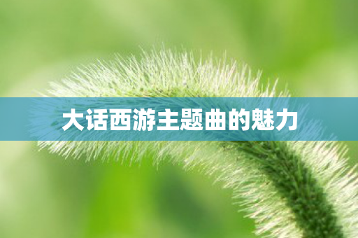 大话西游主题曲的魅力 大话西游主题曲的魅力