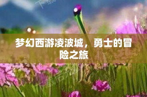 梦幻西游凌波城,勇士的冒险之旅 梦幻西游凌波城,勇士的冒险之旅