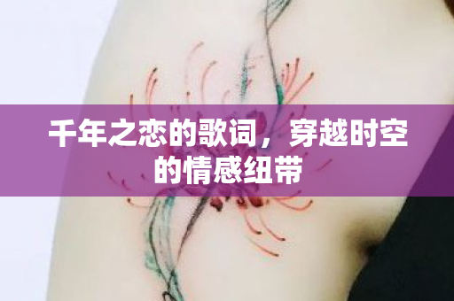 千年之恋的歌词，穿越时空的情感纽带