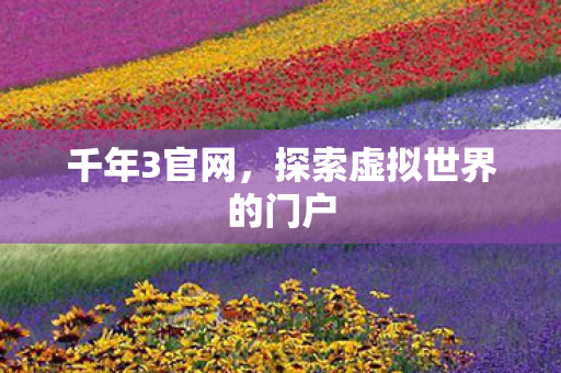 千年3官网,探索虚拟世界的门户 千年3官网,探索虚拟世界的门户