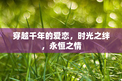 穿越千年的爱恋,时光之绊,永恒之情 穿越千年的爱恋,时光之绊,永恒之情