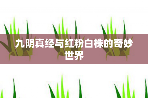 九阴真经与红粉白株的奇妙世界 九阴真经与红粉白株的奇妙世界