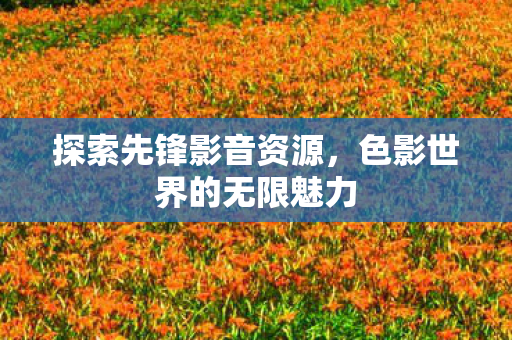 探索先锋影音资源,色影世界的无限魅力 探索先锋影音资源,色影世界的无限魅力
