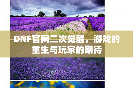 DNF官网二次觉醒，游戏的重生与玩家的期待
