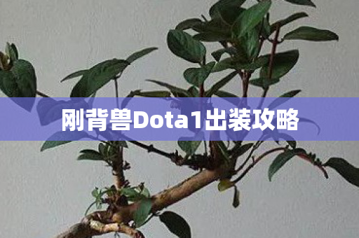 刚背兽Dota1出装攻略 刚背兽Dota1出装攻略