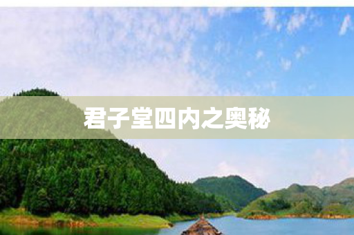 君子堂四内之奥秘 君子堂四内之奥秘
