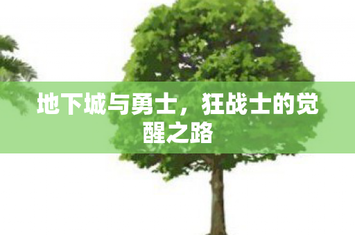 地下城与勇士,狂战士的觉醒之路 地下城与勇士,狂战士的觉醒之路