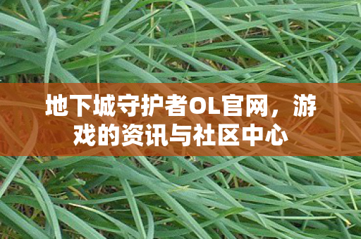 地下城守护者OL官网,游戏的资讯与社区中心 地下城守护者OL官网,游戏的资讯与社区中心