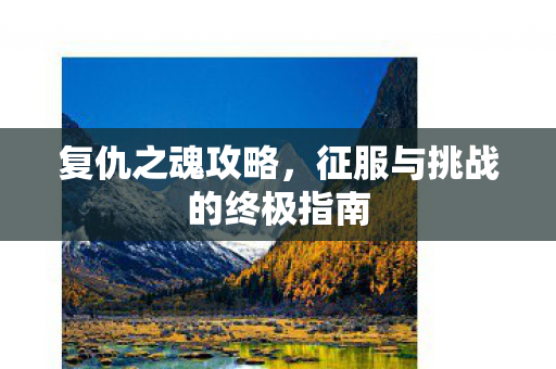 复仇之魂攻略,征服与挑战的终极指南 复仇之魂攻略,征服与挑战的终极指南