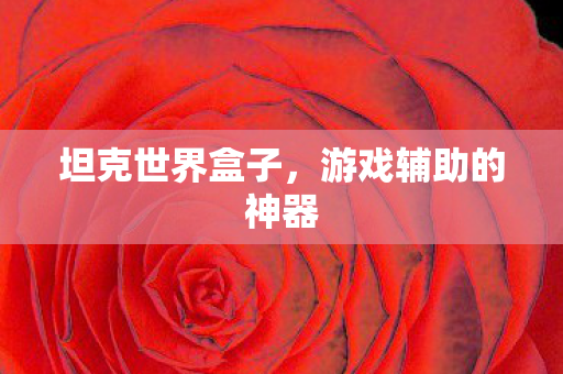 坦克世界盒子,游戏辅助的神器 坦克世界盒子,游戏辅助的神器