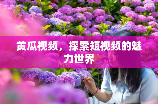 黄瓜视频，探索短视频的魅力世界