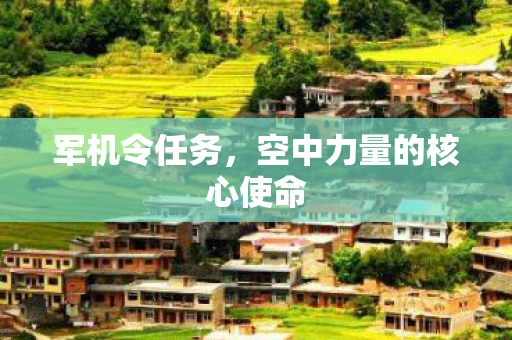 军机令任务,空中力量的核心使命 军机令任务,空中力量的核心使命