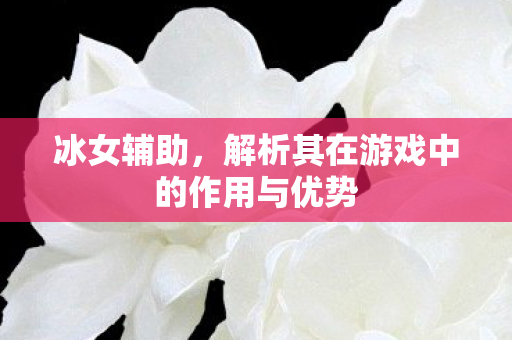 冰女辅助,解析其在游戏中的作用与优势 冰女辅助,解析其在游戏中的作用与优势