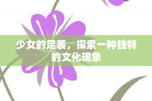 少女的足袭,探索一种独特的文化现象 少女的足袭,探索一种独特的文化现象