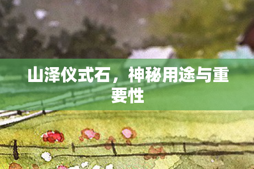 山泽仪式石,神秘用途与重要性 山泽仪式石,神秘用途与重要性