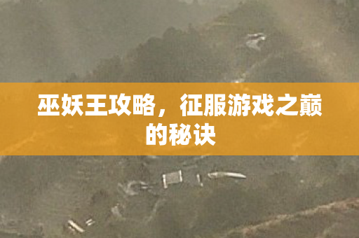 巫妖王攻略,征服游戏之巅的秘诀 巫妖王攻略,征服游戏之巅的秘诀