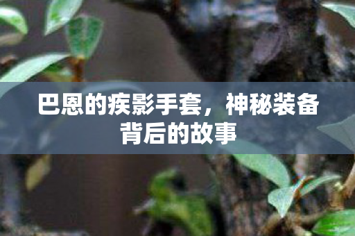 巴恩的疾影手套,神秘装备背后的故事 巴恩的疾影手套,神秘装备背后的故事
