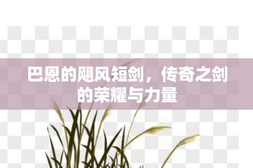 巴恩的飓风短剑,传奇之剑的荣耀与力量 巴恩的飓风短剑,传奇之剑的荣耀与力量