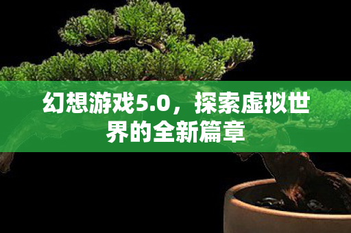 幻想游戏5.0，探索虚拟世界的全新篇章