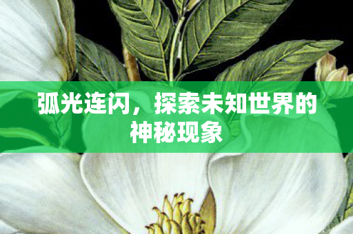 弧光连闪，探索未知世界的神秘现象