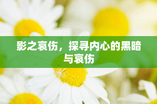 影之哀伤，探寻内心的黑暗与哀伤