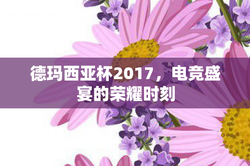 德玛西亚杯2017,电竞盛宴的荣耀时刻 德玛西亚杯2017,电竞盛宴的荣耀时刻