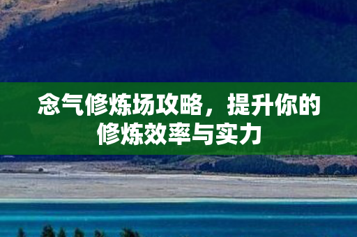 念气修炼场攻略,提升你的修炼效率与实力 念气修炼场攻略,提升你的修炼效率与实力