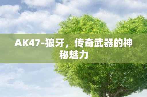 AK47-狼牙,传奇武器的神秘魅力 AK47-狼牙,传奇武器的神秘魅力
