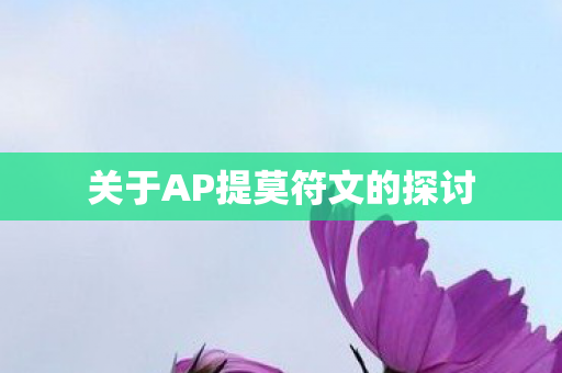 关于AP提莫符文的探讨