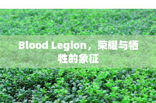 Blood Legion,荣耀与牺牲的象征 Blood Legion,荣耀与牺牲的象征