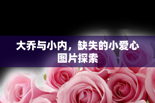 大乔与小内,缺失的小爱心图片探索 大乔与小内,缺失的小爱心图片探索