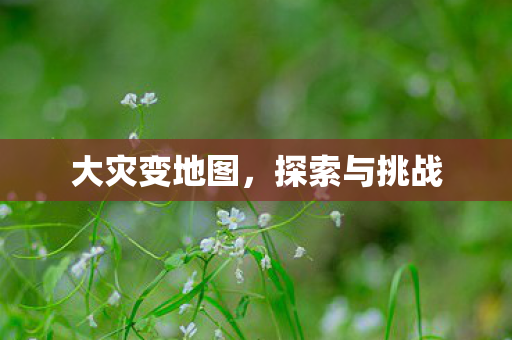 大灾变地图，探索与挑战
