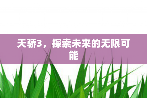 天骄3,探索未来的无限可能 天骄3,探索未来的无限可能