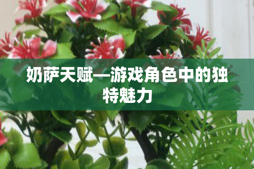 奶萨天赋—游戏角色中的独特魅力 奶萨天赋—游戏角色中的独特魅力