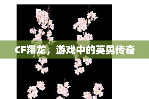 CF翔龙，游戏中的英勇传奇