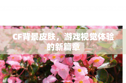 CF背景皮肤,游戏视觉体验的新篇章 CF背景皮肤,游戏视觉体验的新篇章