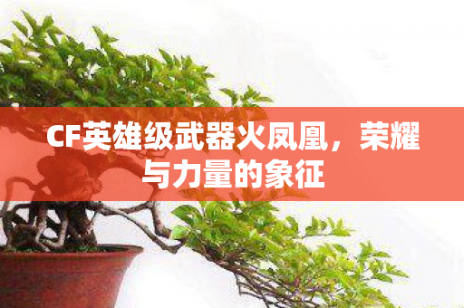 CF英雄级武器火凤凰，荣耀与力量的象征