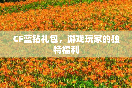 CF蓝钻礼包,游戏玩家的独特福利 CF蓝钻礼包,游戏玩家的独特福利