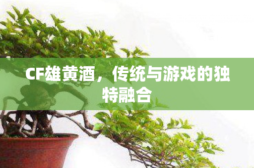 CF雄黄酒，传统与游戏的独特融合